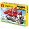 WANGE DR.LUCK 53041 non  HẢI TẶC RÂU ĐEN bộ đồ chơi xếp lắp ráp ghép mô hình Pirates Of The Caribbean PIRATES BLACK BEARD Cướp Biển Vùng Caribe 1123 khối