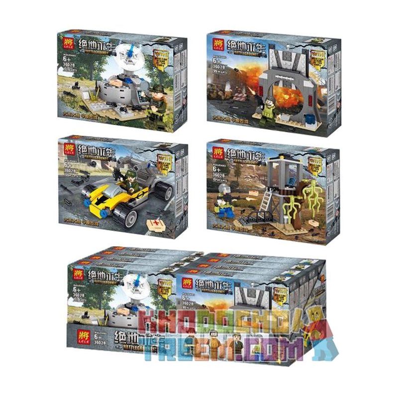 LELE 36028 non Lego QUÂN ĐỘI JEDI CHỐNG KHỦNG BỐ bộ đồ chơi xếp lắp ráp ghép mô hình Pubg Battlegrounds Bắn Súng 404 khối