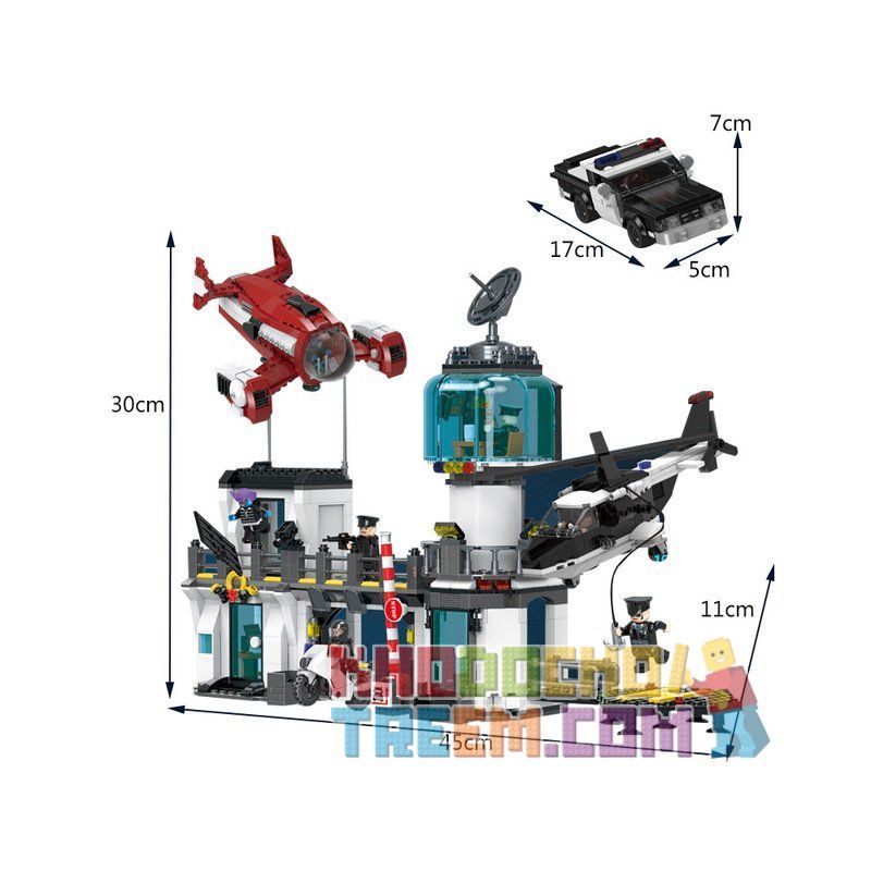 XINGBAO XB-02106 02106 XB02106 non  TÊN TỘI PHẠM CHẠY TRỐN KHỎI TRỤ SỞ CẢNH SÁT bộ đồ chơi xếp lắp ráp ghép mô hình Justice Guard Cảnh Sát Bảo Vệ Hòa Bình 1480 khối