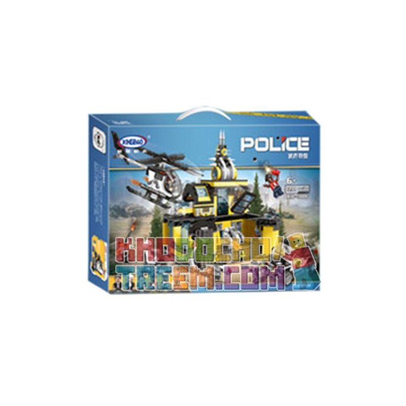 XINGBAO XB-10006 10006 XB10006 non Lego ĐỘT KÍCH HỌC VIỆN CẢNH SÁT bộ đồ chơi xếp lắp ráp ghép mô hình Police 1233 khối