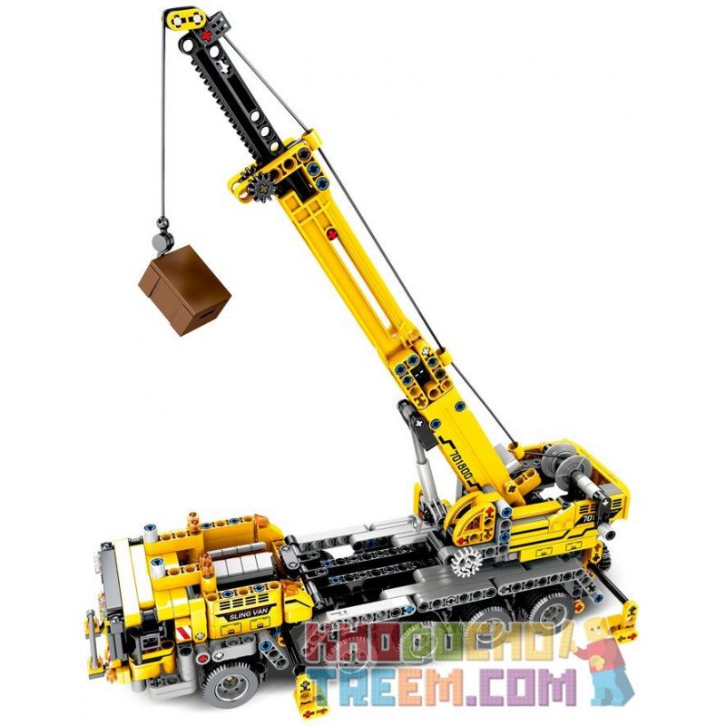 SEMBO 701800 non  XE CẨU KỸ THUẬT bộ đồ chơi xếp lắp ráp ghép mô hình  TECHNIQUE Kỹ Thuật Công Nghệ Cao Mô Hình Phương Tiện 665 khối SEMBO 701800 non  XE CẨU KỸ THUẬT bộ đồ chơi xếp lắp ráp ghép mô hình  TECHNIQUE Kỹ Thuật Công Nghệ Cao Mô Hình Phương Tiện 665 khối