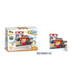 QIZHILE 60003 Xếp hình kiểu  MODULAR BUILDINGS Western Restaurant, Baby Barber And Toy Shop, Starlight Kindergarten, Police Station, Remote Control Car Store 6 Cửa Hàng Nhỏ 687 khối QIZHILE 60003 Xếp hình kiểu  MODULAR BUILDINGS Western Restaurant, Baby Barber And Toy Shop, Starlight Kindergarten, Police Station, Remote Control Car Store 6 Cửa Hàng Nhỏ 687 khối