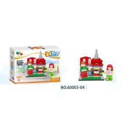QIZHILE 60003 Xếp hình kiểu  MODULAR BUILDINGS Western Restaurant, Baby Barber And Toy Shop, Starlight Kindergarten, Police Station, Remote Control Car Store 6 Cửa Hàng Nhỏ 687 khối QIZHILE 60003 Xếp hình kiểu  MODULAR BUILDINGS Western Restaurant, Baby Barber And Toy Shop, Starlight Kindergarten, Police Station, Remote Control Car Store 6 Cửa Hàng Nhỏ 687 khối