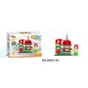 QIZHILE 60003 Xếp hình kiểu  MODULAR BUILDINGS Western Restaurant, Baby Barber And Toy Shop, Starlight Kindergarten, Police Station, Remote Control Car Store 6 Cửa Hàng Nhỏ 687 khối