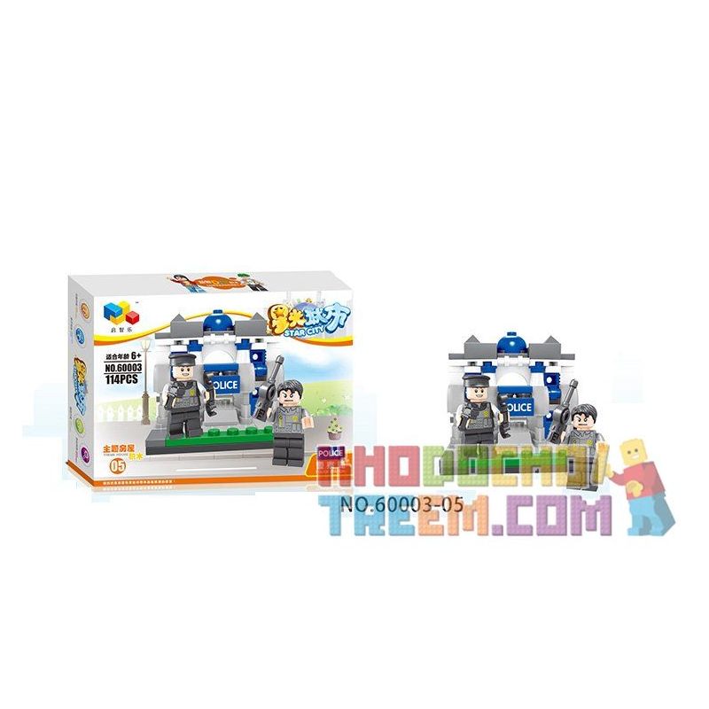 QIZHILE 60003 Xếp hình kiểu  MODULAR BUILDINGS Western Restaurant, Baby Barber And Toy Shop, Starlight Kindergarten, Police Station, Remote Control Car Store 6 Cửa Hàng Nhỏ 687 khối QIZHILE 60003 Xếp hình kiểu  MODULAR BUILDINGS Western Restaurant, Baby Barber And Toy Shop, Starlight Kindergarten, Police Station, Remote Control Car Store 6 Cửa Hàng Nhỏ 687 khối