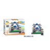QIZHILE 60003 Xếp hình kiểu  MODULAR BUILDINGS Western Restaurant, Baby Barber And Toy Shop, Starlight Kindergarten, Police Station, Remote Control Car Store 6 Cửa Hàng Nhỏ 687 khối