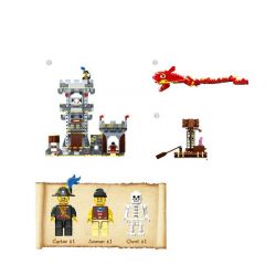 WANGE 54041 Xếp hình kiểu  PIRATES OF THE CARIBBEAN Sea Monster Attack Thủy Quái Tấn Công 747 khối