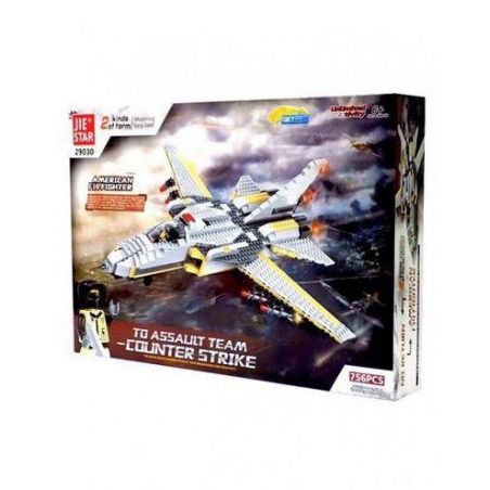 JIE STAR 29030 Xếp hình kiểu  MILITARY ARMY American F-14 Fighter Máy Bay Tiêm Kích F-14 Của Mỹ 756 khối