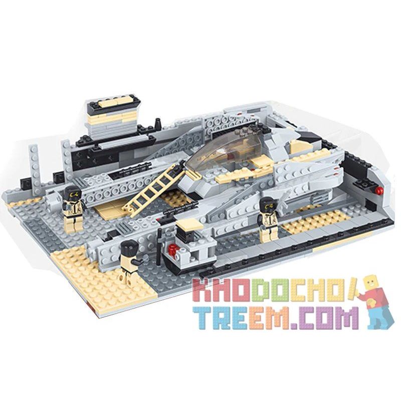 JIE STAR 29030 Xếp hình kiểu  MILITARY ARMY American F-14 Fighter Máy Bay Tiêm Kích F-14 Của Mỹ 756 khối