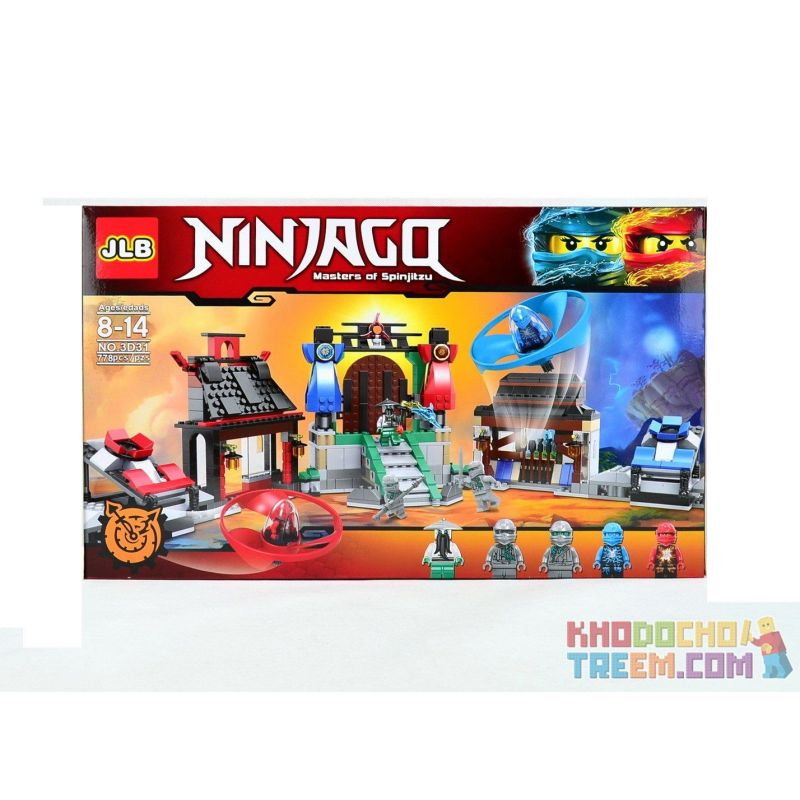 JLB 3D31 Xếp hình kiểu Lego THE LEGO NINJAGO MOVIE NinjaGo's World Thế ...