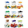 JLB 3D51 Xếp hình kiểu  CLASSIC Challenge Engineers With 16 Shapes Thách Thức Kỹ Sư Xây Dựng Với 16 Công Trinh 1000 khối