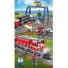 Kazi KY98219 98219 non  TÀU HỎA CÓ RAY VỚI ĐỘNG CƠ PIN bộ đồ chơi xếp lắp ráp ghép mô hình Trains RAIL TRAIN DF5 1002 khối