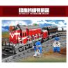 Kazi KY98219 98219 non  TÀU HỎA CÓ RAY VỚI ĐỘNG CƠ PIN bộ đồ chơi xếp lắp ráp ghép mô hình Trains RAIL TRAIN DF5 1002 khối