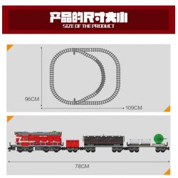 Kazi KY98219 98219 non  TÀU HỎA CÓ RAY VỚI ĐỘNG CƠ PIN bộ đồ chơi xếp lắp ráp ghép mô hình Trains RAIL TRAIN DF5 1002 khối Kazi KY98219 98219 non  TÀU HỎA CÓ RAY VỚI ĐỘNG CƠ PIN bộ đồ chơi xếp lắp ráp ghép mô hình Trains RAIL TRAIN DF5 1002 khối