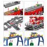 Kazi KY98219 98219 non  TÀU HỎA CÓ RAY VỚI ĐỘNG CƠ PIN bộ đồ chơi xếp lắp ráp ghép mô hình Trains RAIL TRAIN DF5 1002 khối