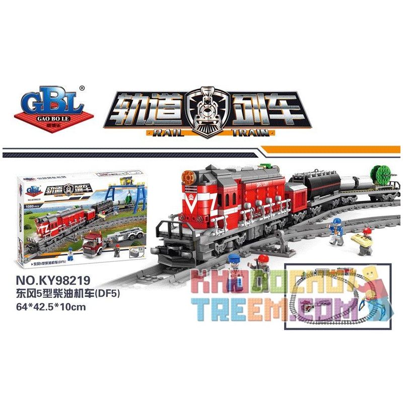 Kazi KY98219 98219 non  TÀU HỎA CÓ RAY VỚI ĐỘNG CƠ PIN bộ đồ chơi xếp lắp ráp ghép mô hình Trains RAIL TRAIN DF5 1002 khối Kazi KY98219 98219 non  TÀU HỎA CÓ RAY VỚI ĐỘNG CƠ PIN bộ đồ chơi xếp lắp ráp ghép mô hình Trains RAIL TRAIN DF5 1002 khối