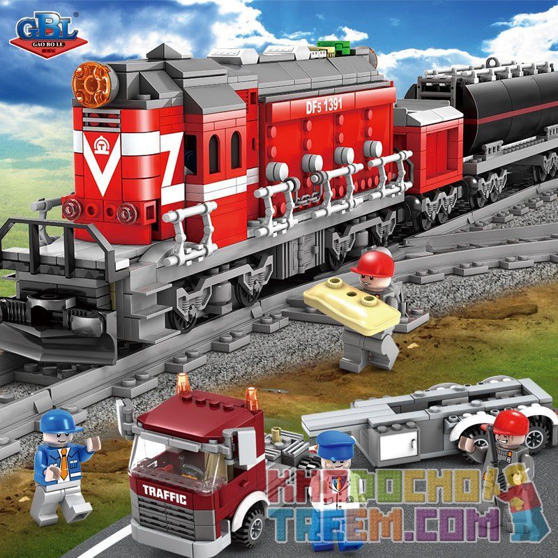 Kazi KY98219 98219 non  TÀU HỎA CÓ RAY VỚI ĐỘNG CƠ PIN bộ đồ chơi xếp lắp ráp ghép mô hình Trains RAIL TRAIN DF5 1002 khối Kazi KY98219 98219 non  TÀU HỎA CÓ RAY VỚI ĐỘNG CƠ PIN bộ đồ chơi xếp lắp ráp ghép mô hình Trains RAIL TRAIN DF5 1002 khối