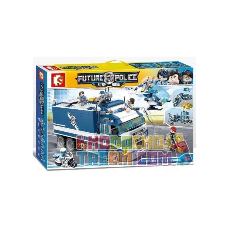 SEMBO WEKKI VIGGI SD9816 9816 non  XE BIẾN HÌNH NHÀ TÙ DI ĐỘNG bộ đồ chơi xếp lắp ráp ghép mô hình City FUTURE POLICE Thành Phố 960 khối SEMBO WEKKI VIGGI SD9816 9816 non  XE BIẾN HÌNH NHÀ TÙ DI ĐỘNG bộ đồ chơi xếp lắp ráp ghép mô hình City FUTURE POLICE Thành Phố 960 khối