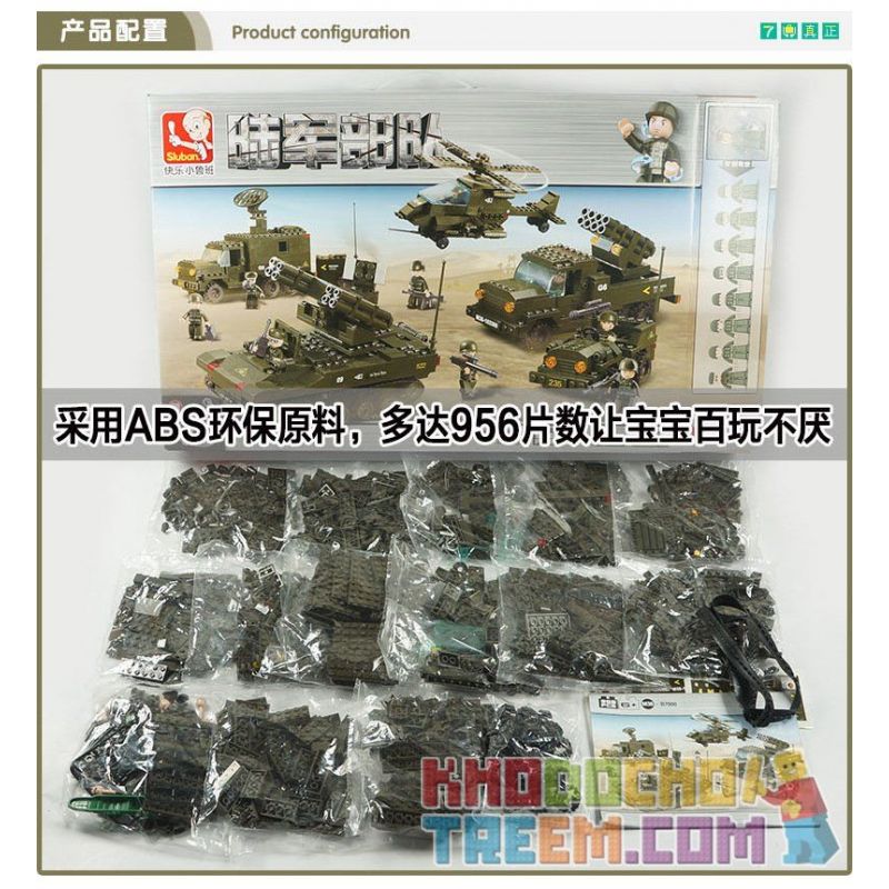 SLUBAN M38-B7000 B7000 7000 M38B7000 38-B7000 non  ĐỘI XE BẮN TRÊN KHÔNG bộ đồ chơi xếp lắp ráp ghép mô hình Land Forces 2 Sức Mạnh Mặt Đất 956 khối SLUBAN M38-B7000 B7000 7000 M38B7000 38-B7000 non  ĐỘI XE BẮN TRÊN KHÔNG bộ đồ chơi xếp lắp ráp ghép mô hình Land Forces 2 Sức Mạnh Mặt Đất 956 khối