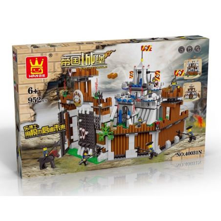 WANGE 40031N Xếp hình kiểu  CASTLE Attack The Castle Tấn Công Lâu đài 952 khối