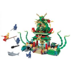 Winner 5048 Xếp hình kiểu Lego MONKIE KID Fantasy Westward Journey The Dragon Palace Wei Music Magic Westward Journey Đại Náo Long Cung 948 khối
