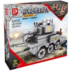 LE DI PIN 11112 Xếp hình kiểu  MILITARY ARMY 4 In 1 World War II Tank 4 Trong 1 Xe Tăng Thế Chiến Thứ 2 654 khối