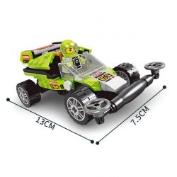 LE DI PIN 15111 Xếp hình kiểu  SPEED CHAMPIONS 4 Racing Cars 4 Xe đua 464 khối