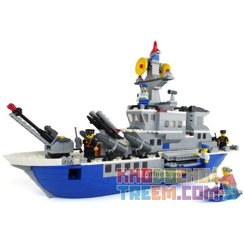 JIE STAR 31003 Xếp hình kiểu Lego MILITARY ARMY Super Destroyer Siêu Tàu Khu Trục 646 khối