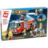 Enlighten 2809 Qman 2809 non  CHỮA CHÁY NGỌN THÁP bộ đồ chơi xếp lắp ráp ghép mô hình Fire Rescure FIRE RESCUE Cứu Hỏa 647 khối