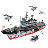 Enlighten 1723 Qman 1723 non  TÀU SÂN BAY RẮN ĐỎ bộ đồ chơi xếp lắp ráp ghép mô hình Tactical Espionage Action Chiến Thuật Quân Sự 642 khối