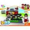 QIZHILE 60004 Xếp hình kiểu  MINI MODULAR Shop, Hotel, Zoo_Happy KTV, Library, Barber Shop, Model Karaoke, Thư Viện, Tiệm Cắt Tóc, Cửa Hàng, Khách Sạn 893 khối