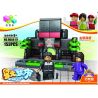 QIZHILE 60004 Xếp hình kiểu  MINI MODULAR Shop, Hotel, Zoo_Happy KTV, Library, Barber Shop, Model Karaoke, Thư Viện, Tiệm Cắt Tóc, Cửa Hàng, Khách Sạn 893 khối
