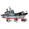Enlighten 1723 Qman 1723 non  TÀU SÂN BAY RẮN ĐỎ bộ đồ chơi xếp lắp ráp ghép mô hình Tactical Espionage Action Chiến Thuật Quân Sự 642 khối