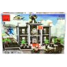 Enlighten 825 Qman 825 non  TRỤ SỞ CHỈ HUY QUÂN ĐỘI bộ đồ chơi xếp lắp ráp ghép mô hình Military Army COMBATZONES HEADQUARTERS Quân Sự Bộ Đội 1048 khối