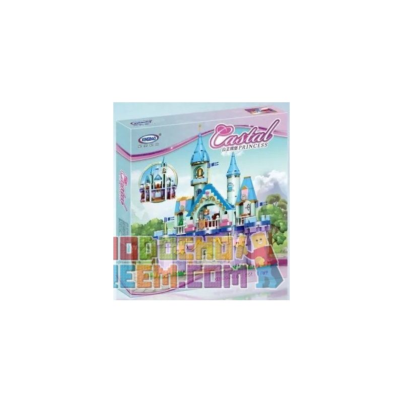 XINGBAO XB-12024 12024 XB12024 non  LÂU DÀI CỦA CÔNG CHÚA VÀ HOÀNG TỬ bộ đồ chơi xếp lắp ráp ghép mô hình Castal Princess CASTAL PEINCESS PRINCE CASTLE Công Chúa Castal 873 khối