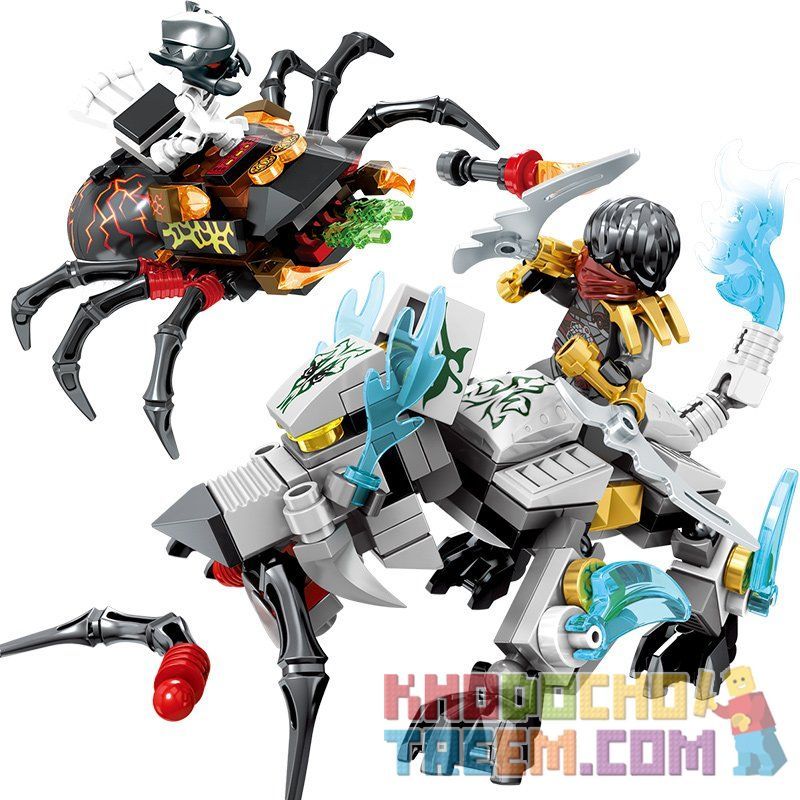 SEMBO SD3200 3200 Xếp hình kiểu  CHRONICLES OF THE GHOSTLY TRIBE Knights And Skeleton Lord War Cuộc Chiến Của Các Kỵ Binh Và Bộ Xương Quỷ 828 khối