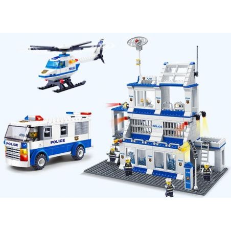 JIE STAR 20024 Xếp hình kiểu  CITY Police City Guard Team Đội Cảnh Vệ Thành Phố 612 khối