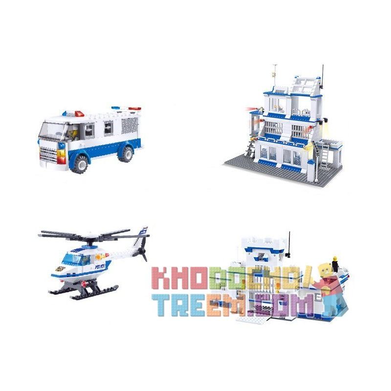 JIE STAR 20024 Xếp hình kiểu  CITY Police City Guard Team Đội Cảnh Vệ Thành Phố 612 khối