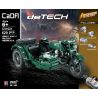 DOUBLEE CADA C51021 51021 non  XE GẮN MÁY QUÂN SỰ THẾ CHIẾN THỨ HAI bộ đồ chơi xếp lắp ráp ghép mô hình  WORLD WAR II MILITARY MOTORCYCLE Kỹ Thuật Công Nghệ Cao Mô Hình Phương Tiện 629 khối