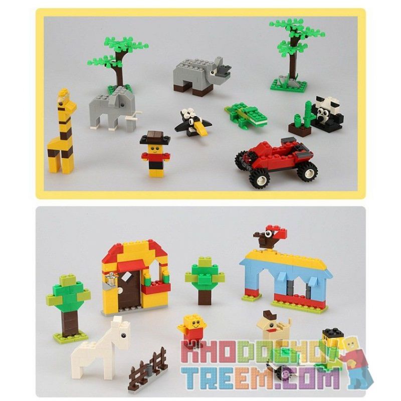 WANGE DR.LUCK 8100 non  SÁNG TẠO THẾ GIỚI CỦA BÉ bộ đồ chơi xếp lắp ráp ghép mô hình Dacta DESIGNER Học Tập 625 khối