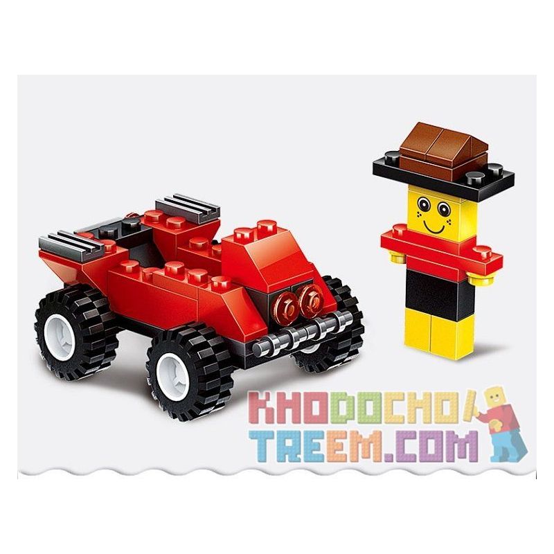 WANGE DR.LUCK 8100 non  SÁNG TẠO THẾ GIỚI CỦA BÉ bộ đồ chơi xếp lắp ráp ghép mô hình Dacta DESIGNER Học Tập 625 khối