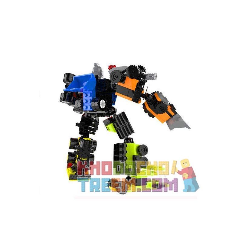 QIZHILE 5004 Xếp hình kiểu Lego CREATOR 3 IN 1 Puzzle Robot Combined ...