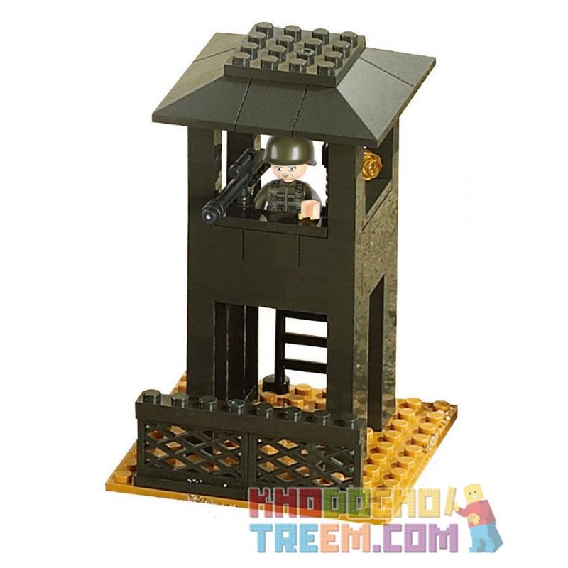 SLUBAN M38-B7100 B7100 7100 M38B7100 38-B7100 non  DOANH TRẠI QUÂN ĐỘI bộ đồ chơi xếp lắp ráp ghép mô hình Land Forces 2 Sức Mạnh Mặt Đất 1086 khối