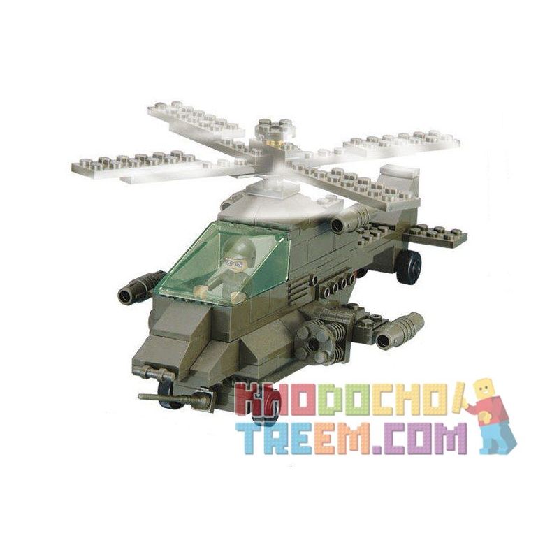 SLUBAN M38-B7100 B7100 7100 M38B7100 38-B7100 non  DOANH TRẠI QUÂN ĐỘI bộ đồ chơi xếp lắp ráp ghép mô hình Land Forces 2 Sức Mạnh Mặt Đất 1086 khối
