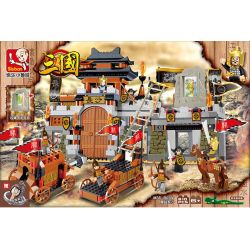 SLUBAN M38-B0266 B0266 0266 M38B0266 38-B0266 Xếp hình kiểu Lego Three Kingdoms War Of Changsha Trận đánh Trường Sa Tam Quốc 610 khối