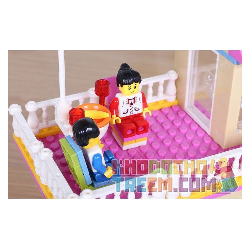 WANGE 47211N Xếp hình kiểu   3-floor House Ngôi Nhà Ba Tầng 621 khối