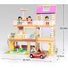 WANGE 47211N Xếp hình kiểu   3-floor House Ngôi Nhà Ba Tầng 621 khối