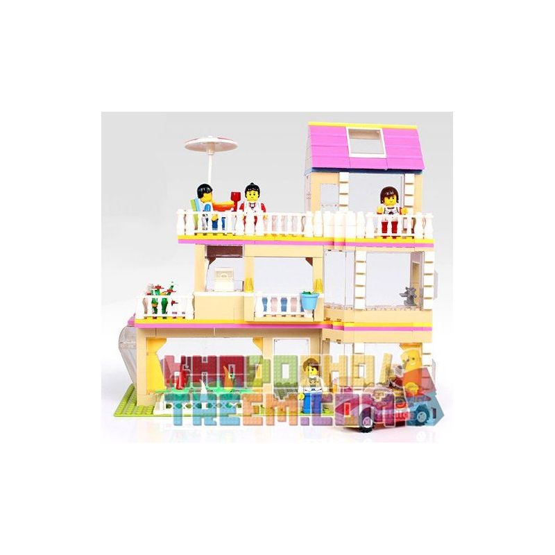 WANGE 47211N Xếp hình kiểu   3-floor House Ngôi Nhà Ba Tầng 621 khối