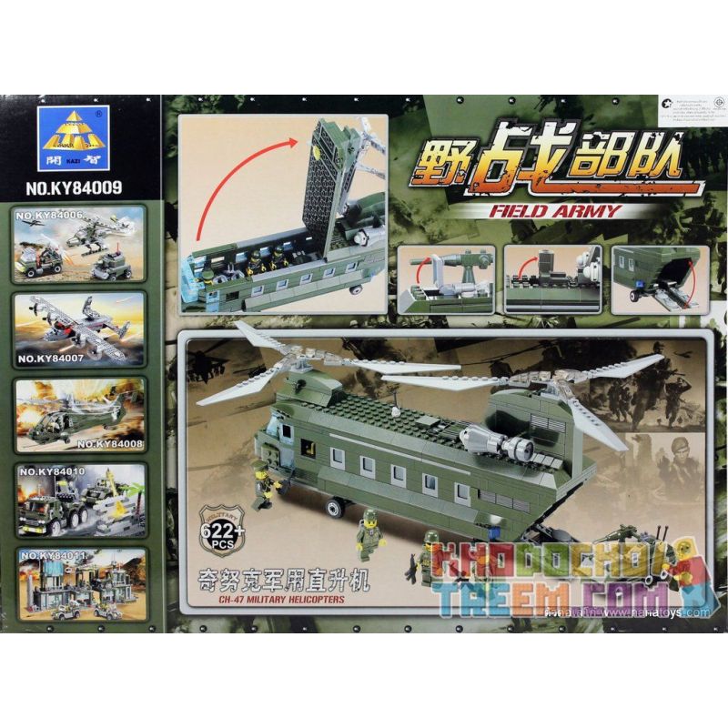 Kazi KY84009 84009 non  MÁY BAY VẬN TẢI QUÂN SỰ bộ đồ chơi xếp lắp ráp ghép mô hình Field Army FIELD ARMY CHINUK MILITARY HELICOPTER Chiến Trường 622 khối Kazi KY84009 84009 non  MÁY BAY VẬN TẢI QUÂN SỰ bộ đồ chơi xếp lắp ráp ghép mô hình Field Army FIELD ARMY CHINUK MILITARY HELICOPTER Chiến Trường 622 khối