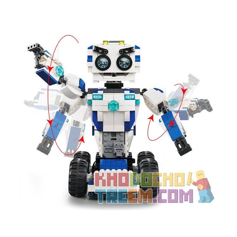 DOUBLEE CADA C51028 51028 non  ROBOT MÁY KHOAN bộ đồ chơi xếp lắp ráp ghép mô hình  DADA Kỹ Thuật Công Nghệ Cao Mô Hình Phương Tiện 606 khối